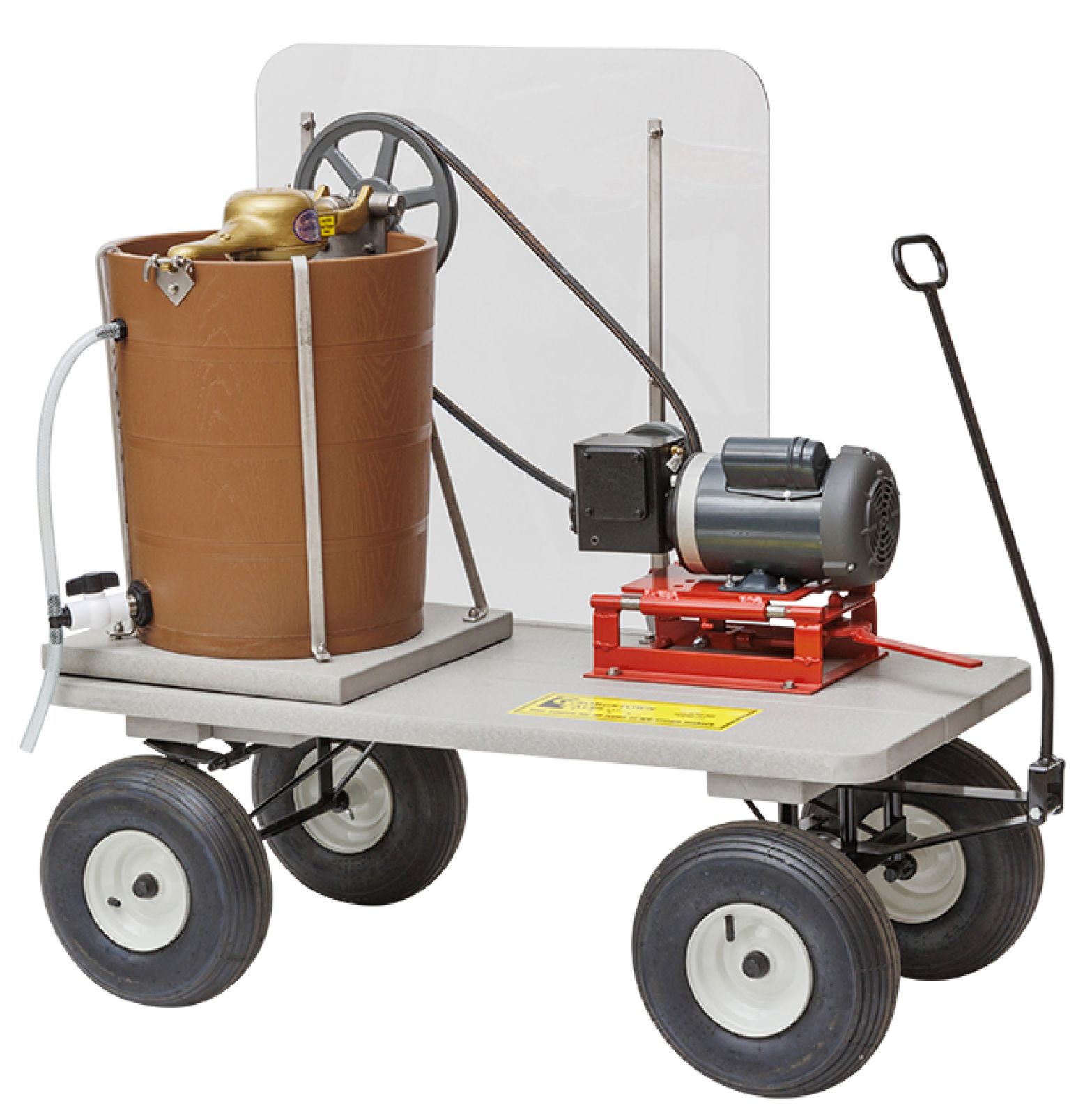 Country 20-qt Wagon Mount Electric Ice Cream Freezer