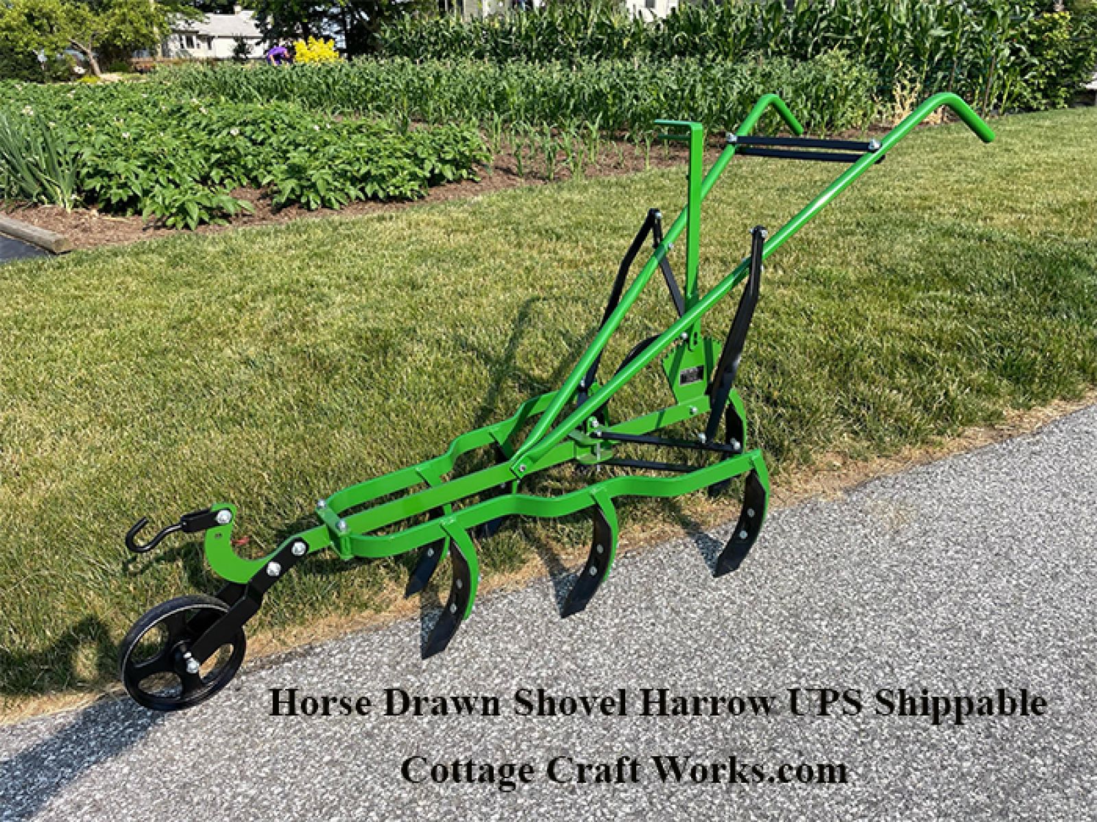 All Metal Horse Drawn Shovel Harrow  