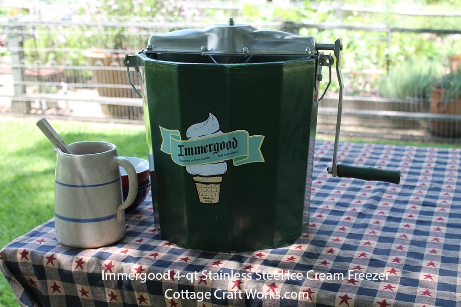 Immergood Stainless 4 Qt Ice Cream Freezer-Maker