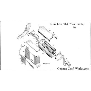 New Idea 314 Sheller Unit Parts