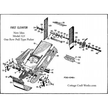 New Idea 323 Corn Picker First Elevator Parts