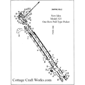 New Idea 323 Corn Picker Snapping Roll Parts