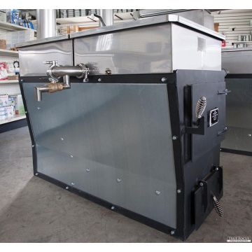 2x4 wood-fired maple syrup evaporator for 150 taps with 20 GPH rate, Amish-built