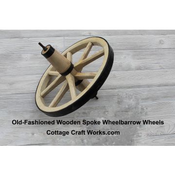Replica Replacement Wood Spoke Wheelbarrow Wheel
